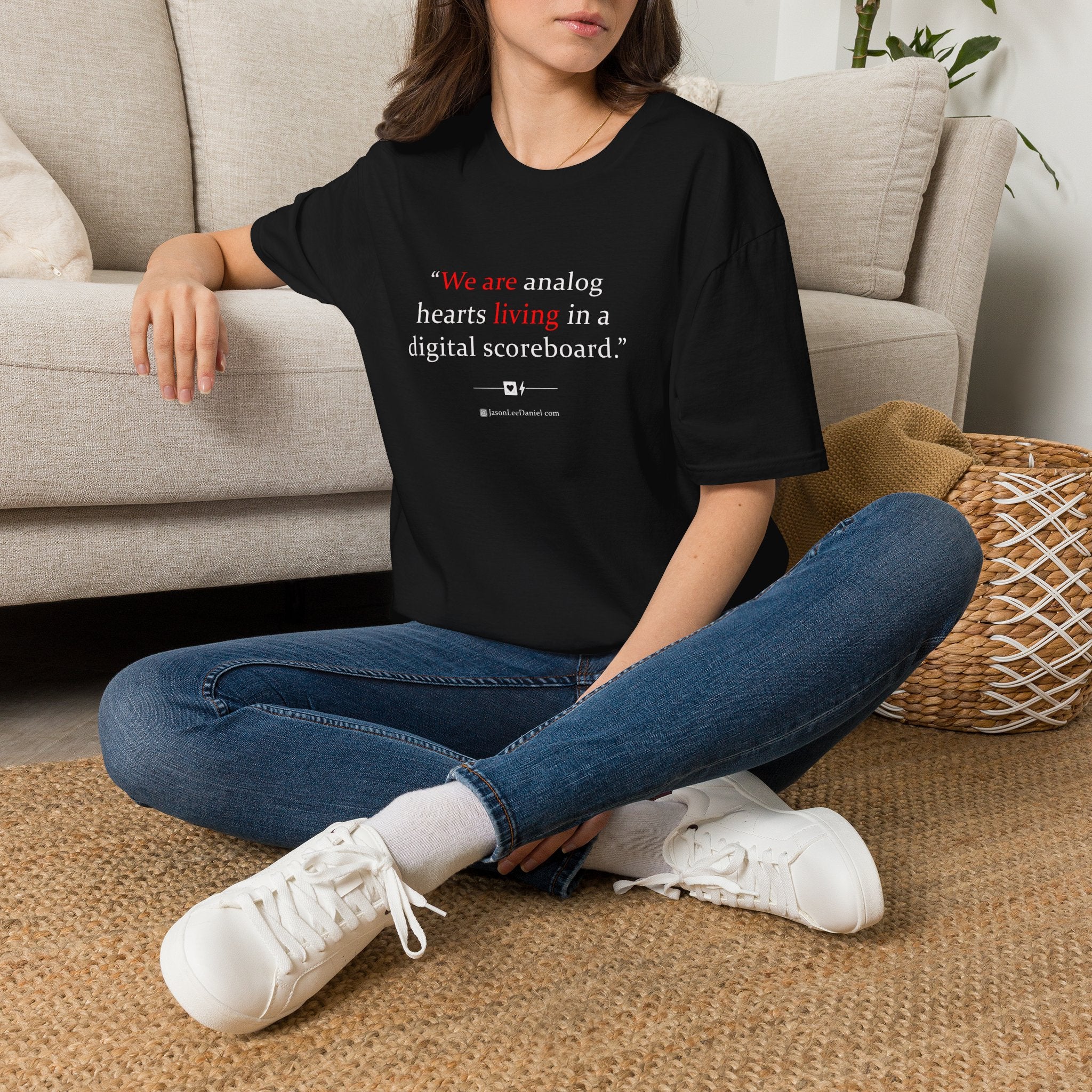 "We are living" -- JasonLeeDaniel.com T-Shirt