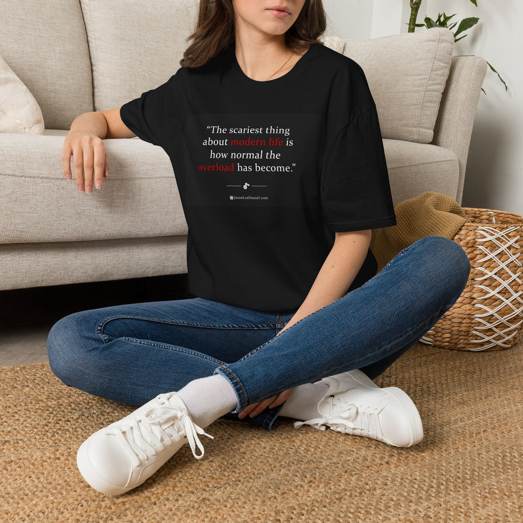 "Modern Life Overload" - JasonLeeDaniel.com T-Shirt