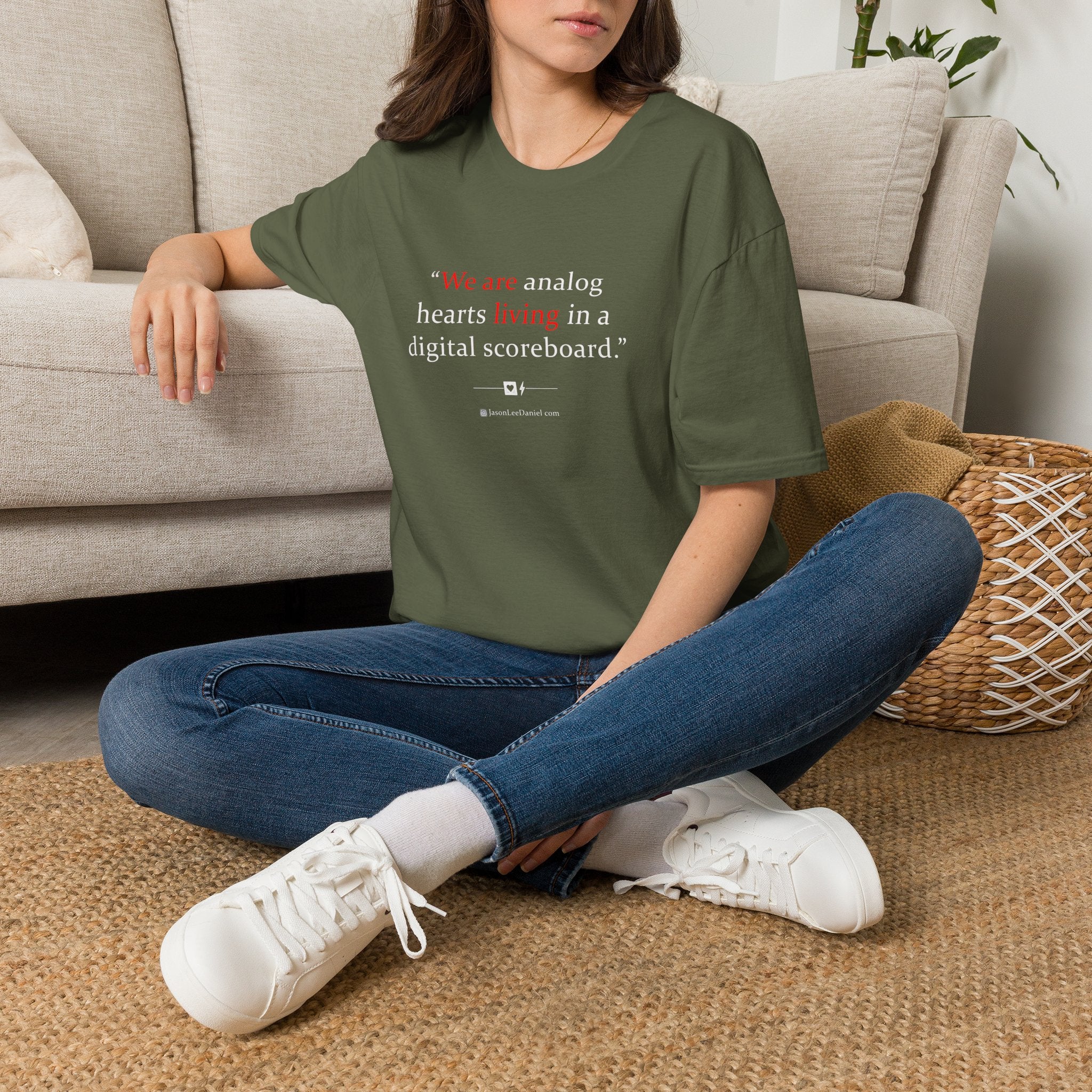 "We are living" -- JasonLeeDaniel.com T-Shirt