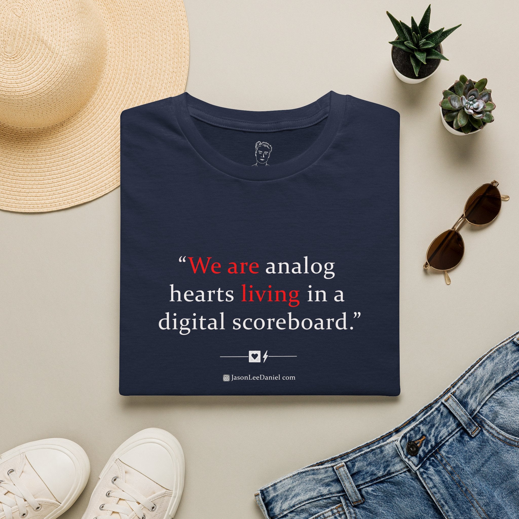 "We are living" -- JasonLeeDaniel.com T-Shirt