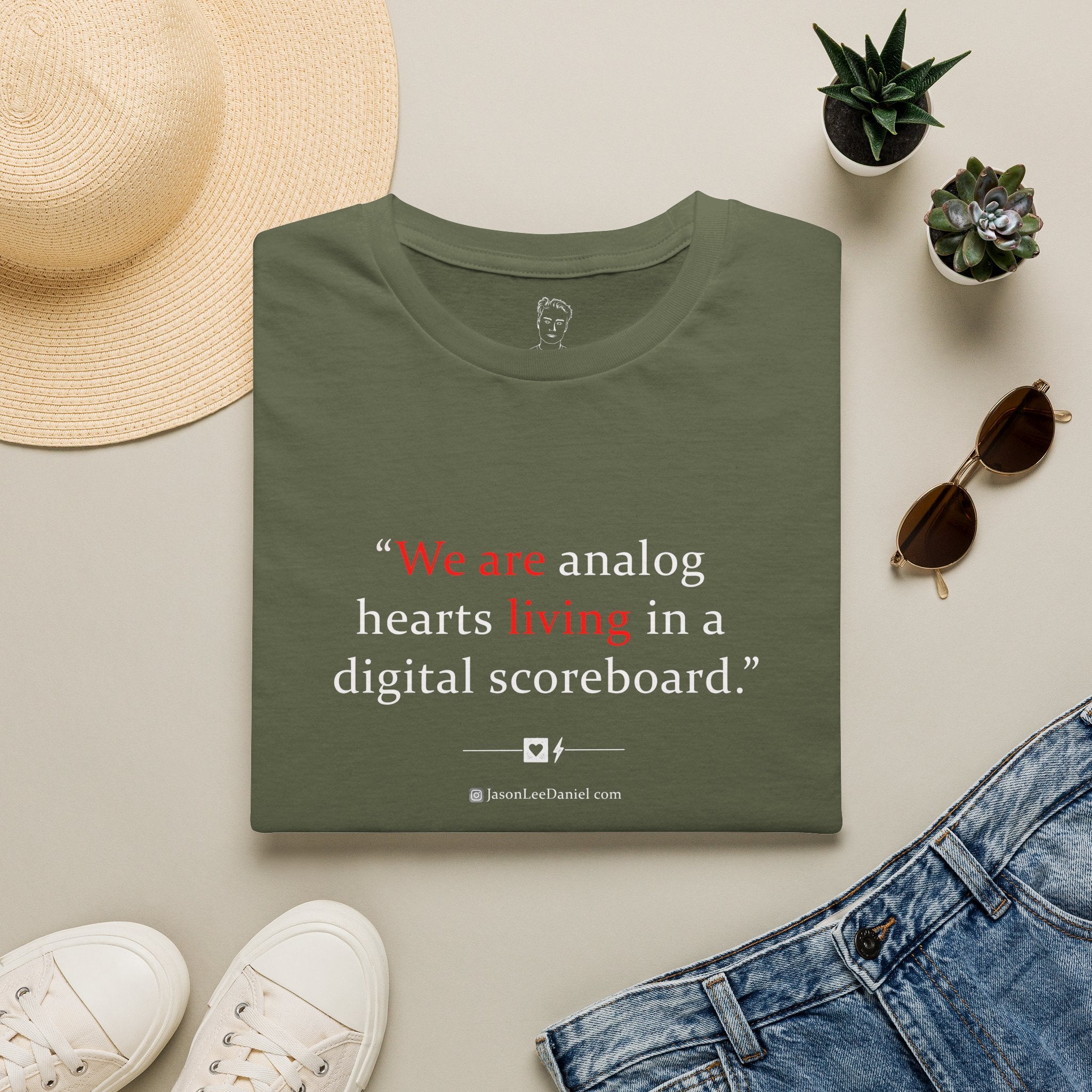 "We are living" -- JasonLeeDaniel.com T-Shirt
